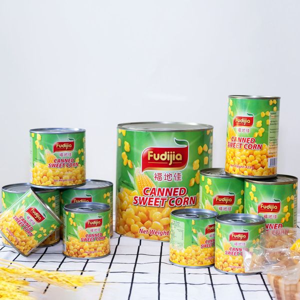 2024 New Crop of Canned Sweet Corn/ Whole Corn with Normal Lid for Wholesale OEM
