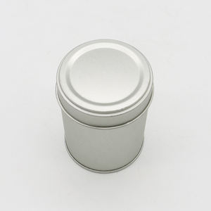 Tinplate Food Safety Round Empty Tea Tins Cans Custom Printing Luxury Small Coffee Tea Metal Can Canister Multi Color Tin Box