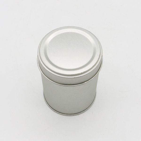 Tinplate Food Safety Round Empty Tea Tins Cans Custom Printing Luxury Small Coffee Tea Metal Can Canister Multi Color Tin Box